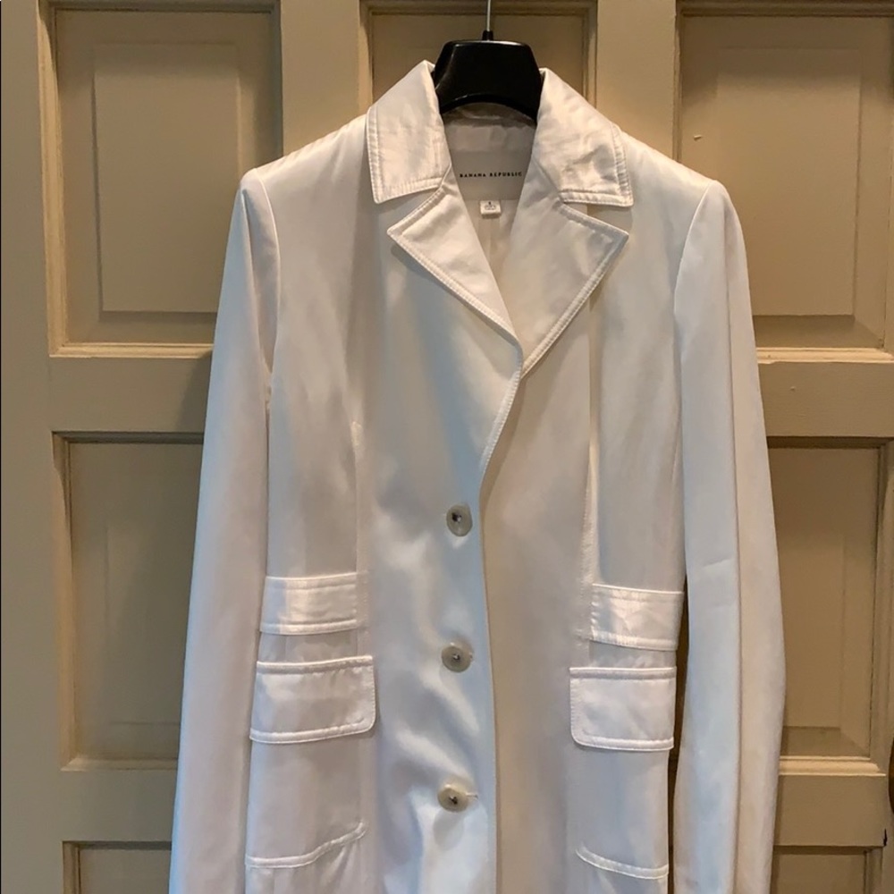 White summer coat